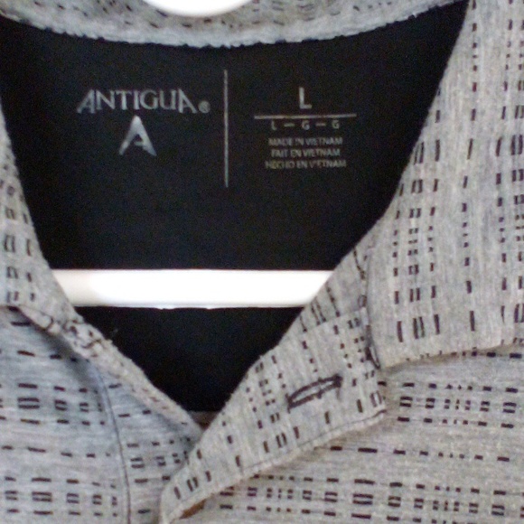 Men's Anttigua Polo Shirt Breathable - Picture 2 of 6